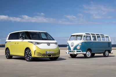 待望のVW『ID. Buzz』日本受注開始に「レトロでツートン可愛い」「900万円はキビシイ…」などSNSで反響 画像