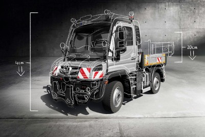 メルセデスベンツ『ウニモグ』、低床仕様登場…荷台高1200mm以下で作業効率向上 画像