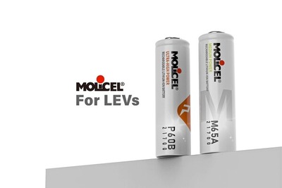 高性能リチウムイオン電池の「Molicel」、電動バイクとEV向け新バッテリー発表 画像