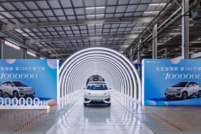 BYDの小型EV『シーガル』、生産100万台…2年3か月での達成はセグメント最速 画像