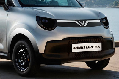 納車前に性能向上!? “おこ顔”がキュートな小型EV『ミニオグリーン』が追加開発を発表 画像
