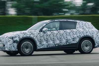 メルセデスベンツ『GLC』次期型のEVプロトタイプを公開、Sクラス譲りのエアサス搭載 画像