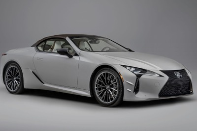 レクサス LC500コンバーチブル、新色「ウィンド」採用の限定モデルが米国発表 画像