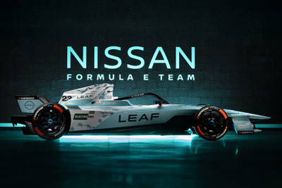 フォーミュラE最終戦、日産は新型『リーフ』発売記念の「特別なブルー」で参戦 画像