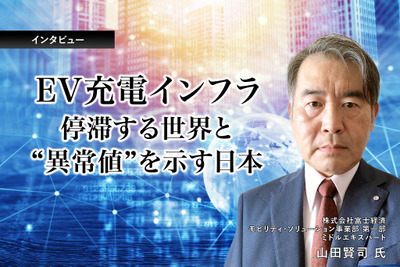 EV充電インフラ－停滞する世界と“異常値”を示す日本…富士経済 山田賢司氏［インタビュー］ 画像