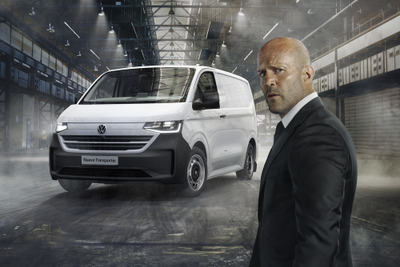 ジェイソン・ステイサムが『トランスポーター』つながりで魅力をアピール!? VWが新型カーゴバンをメキシコで発表 画像