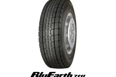 三菱ふそうの大型トラック『スーパーグレート』がヨコハマタイヤ「BluEarth 711L」を新車装着 画像