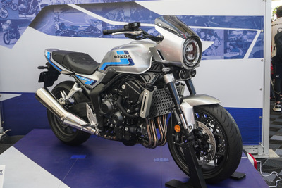 ホンダ『CB1000F SE コンセプト』を世界初披露! カウルが付いてネオレトロ感アップ、MSショーからの変更点もチェック! 画像
