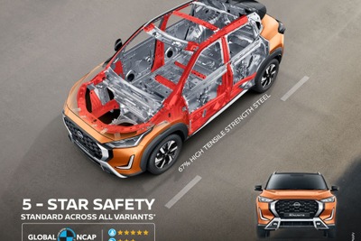 日産の小型SUV『マグナイト』、グローバルNCAPで最高の安全性評価 画像