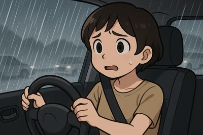 「見えない、止まれない、流される!」に備える…豪雨時の自動車運転 画像
