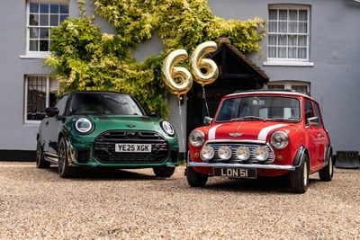 MINIブランド、66歳の誕生日を迎える…最新モデルは電動化を加速 画像