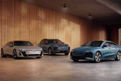 アウディのEV「e-tron」、米国のテスラ「スーパーチャージャー」2万3500基が利用可能に 画像