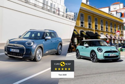 MINI『クーパー』と『エースマン』、最高の安全性評価獲得…ユーロNCAP 画像