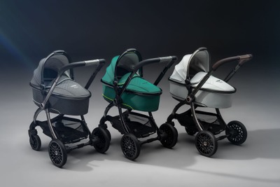 アストンマーティンのベビーカー、「ハイパフォーマンスな子育てを」…eggとコラボ 画像
