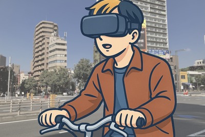 “自転車ながらスマホ”VR体験も…はたらく車展示 土岐プレミアム・アウトレットで9月27日 画像