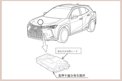 レクサス『UX300e』とトヨタ『コースター』でリコール…デフロスター機能不全 画像
