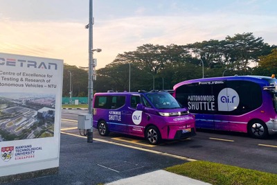 シンガポール初の自動運転シャトルサービス「Ai.R」、WeRideとGrabが2026年開始へ 画像