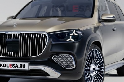 メルセデスSUVの頂点、マイバッハ『GLS』改良新型プレビュー！ 大迫力のフロントマスク 画像