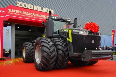 世界最高出力1200馬力、ハイブリッドトラクター「DX7004」発表…中国ズームライオン 画像