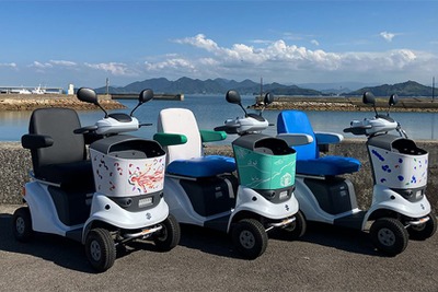 スズキ、セニアカー活用で離島観光を支援…瀬戸内海の粟島で実証開始 画像