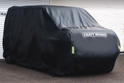 スズキ『ジムニーノマド』専用カーカバー発売、つけたまま乗り降り可能、盗難防止にも 画像