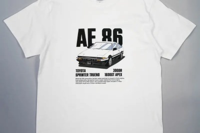 ハチロク愛好家必見！「AE86トレノTシャツ」が楽天で購入可能に 画像