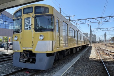 近江鉄道200形「ドクターガチャコン」、営業運転しながら線路異常も検知　10月28日出発式 画像