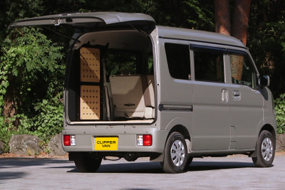 日産『クリッパー』に「マルチラック」、荷室アレンジ自在で車中泊にも対応…210万6500円から 画像