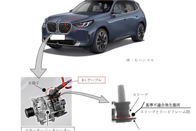 BMW『X3』リコール…走行中にエンジンが停止のおそれ 画像