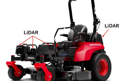 ホンダの電動自動芝刈機、小糸製作所のLiDAR採用…安全な自律走行を支援 画像