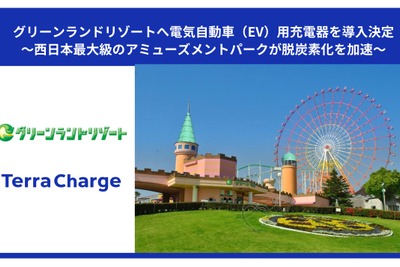 テラチャージ、熊本グリーンランドに6kWのEV充電器を導入 画像