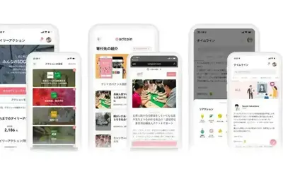 スーパーカーとフェアトレードコーヒーで若者の意識変革へ、社会貢献アプリ『actcoin』体験可能…ジャパンモビリティショー2025 画像