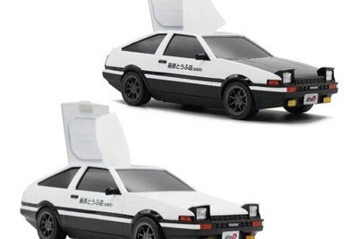 『頭文字D』のAE86がウェットティッシュケースに、前期と後期の2種類…ジャパンモビリティショー2025で販売 画像