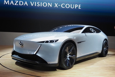 マツダ、ロータリーPHEV搭載スポーツ『ビジョン・クロスクーペ』公開…ジャパンモビリティショー2025 画像