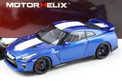 日産『GT-R』、1/18スケール精巧ミニカー発売…「ワンガンブルー」を再現 画像