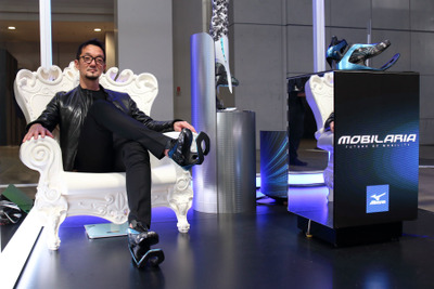 「靴は乗り物」カーデザイナーがミズノとコラボ、一足に表現した「身体拡張」の楽しさとは…ジャパンモビリティショー2025 画像