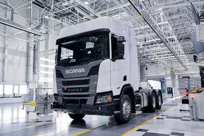 スカニア、世界最大のトラック市場の中国に新工場開所…年産5万台 画像