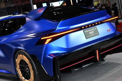スバル製スーパーカー登場！「パフォーマンスE STIコンセプト」に盛り込まれた新技術と、伝統への敬意…ジャパンモビリティショー2025 画像