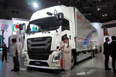 いすゞの大型トラック『ギガ』を改良、車輪脱落予兆検知システムを国内初の標準化…ジャパンモビリティショー2025 画像