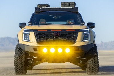 日本導入も決まった日産『パトロール』、オフロードレースのサポート車両にカスタマイズ…SEMA 2025 画像