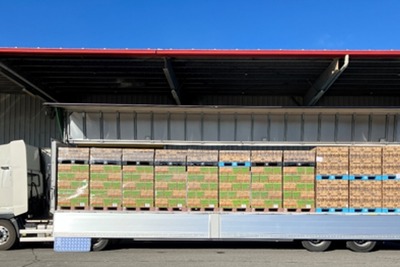 伊藤園と日清シスコ、重軽混載で共同輸送開始…CO2削減18%めざす 画像