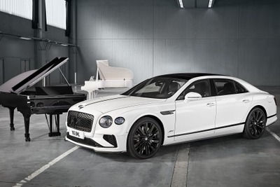 ベントレーとスタインウェイ&サンズ、限定ピアノと『フライングスパー・スピード』発表…職人技を競う 画像