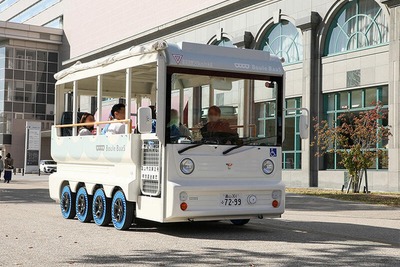 ブリヂストン、空気充填不要タイヤ「AirFree」搭載グリーンスローモビリティで公道実証…富山市と開始 画像