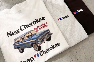 Jeep×アングリッド、ヴィンテージなコラボTシャツ第2弾を発売…初代『チェロキー』プリント 画像