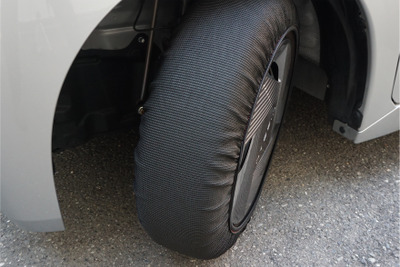 コンパクトカーやミニバンにも対応！ ソフト99の布製タイヤチェーン「モビルシュシュ」普通車サイズを拡充 画像