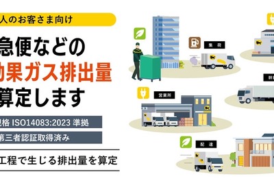ヤマト運輸、宅急便の温室効果ガス排出量算定サービス開始…企業のサステナビリティ情報開示を支援 画像