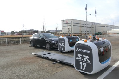 三菱重工、車両搬送ロボット実証へ…完成車輸送の人手不足に対応 画像