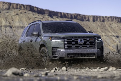 ホンダ『パイロット』改良新型、オフロード性能高めた「トレイルスポーツ」設定…ロサンゼルスモーターショー2025