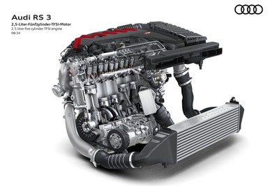 アウディの5気筒エンジン、2026年に誕生50周年…最新の『RS 3』が伝統を継承 画像