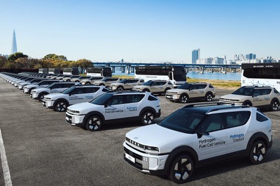 ヒョンデ、水素評議会CEOサミットを韓国ソウルで共催…100%水素車両で運営 画像